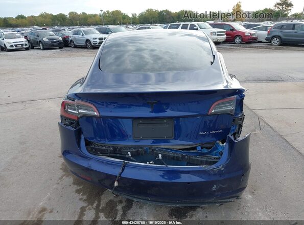 5YJ3E1EBXNF106771 2022 TESLA MODEL 3 Blue 