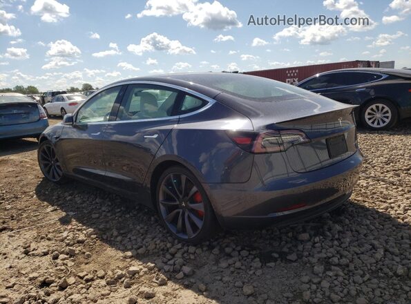5YJ3E1EC1LF736362 2020 TESLA MODEL Gray Tył lewy