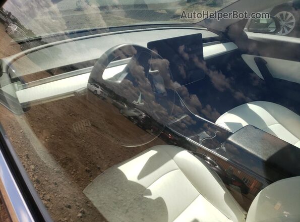 5YJ3E1EC1LF736362 2020 TESLA MODEL Gray Widok deski rozdzielczej