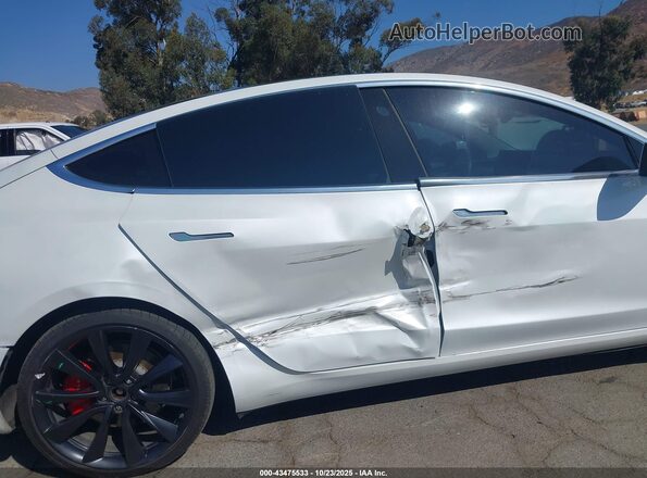 5YJ3E1EC2LF722468 2020 TESLA MODEL 3 White Vista del cuadro de instrumentos