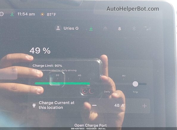 5YJ3E1EC2LF722468 2020 TESLA MODEL 3 White 