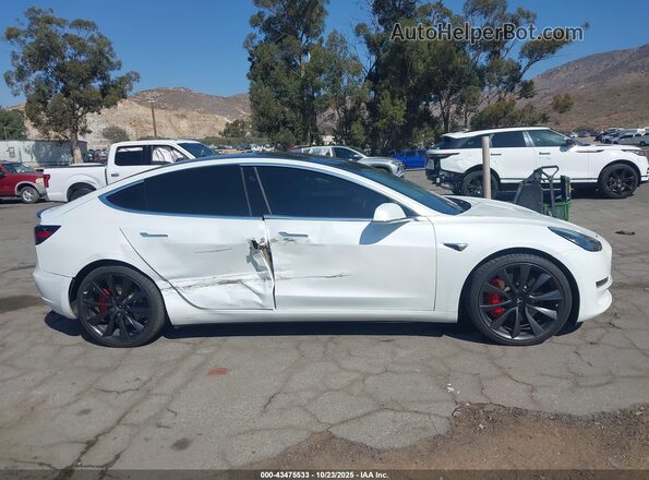 5YJ3E1EC2LF722468 2020 TESLA MODEL 3 White Vista interior de 360 grados