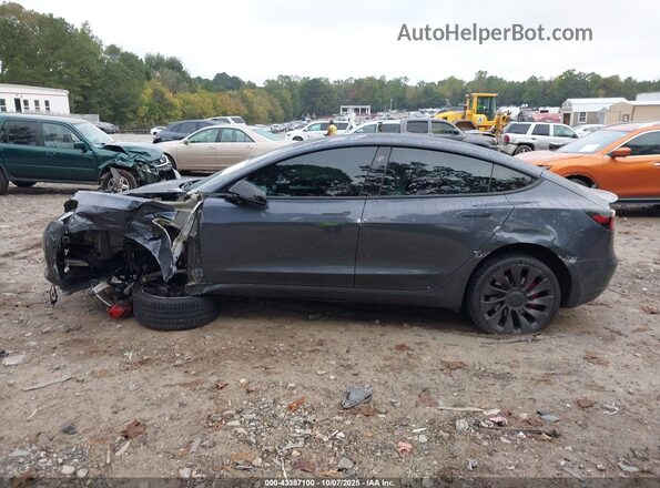 5YJ3E1EC3MF037784 2021 TESLA MODEL 3 Gray Սալոնի հետևի տեսք