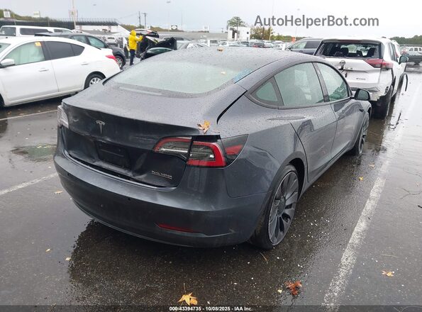 5YJ3E1EC7MF088804 2021 TESLA MODEL 3 Gray Հետևի աջ
