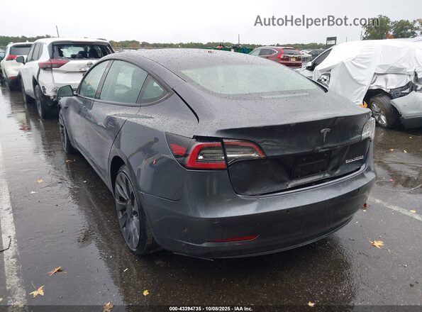5YJ3E1EC7MF088804 2021 TESLA MODEL 3 Gray Հետևի ձախ