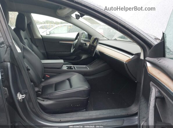 5YJ3E1EC7MF088804 2021 TESLA MODEL 3 Gray Սալոնի դիմացի տեսք