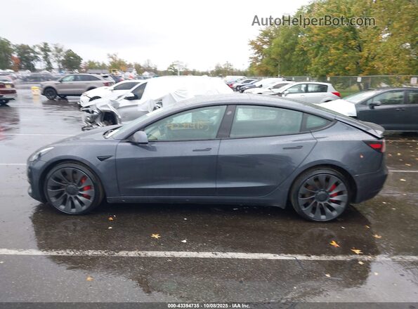 5YJ3E1EC7MF088804 2021 TESLA MODEL 3 Gray Սալոնի 360 աստիճան տեսք