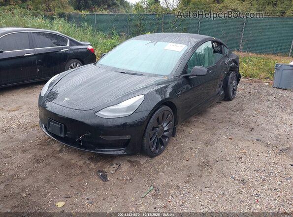 5YJ3E1ECXMF914237 2021 TESLA MODEL 3 Black 