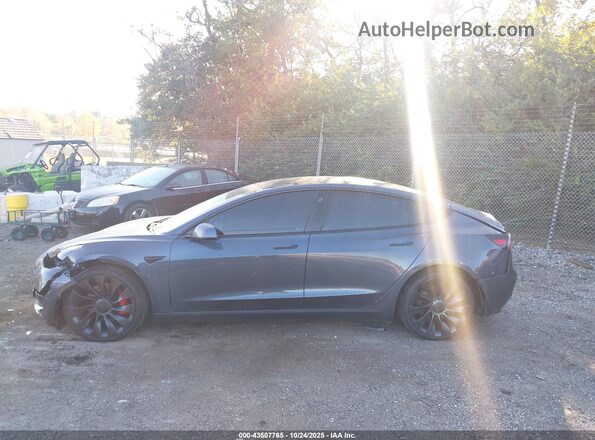 5YJ3E1ECXNF105094 2022 TESLA MODEL 3 Gray 360 interior view