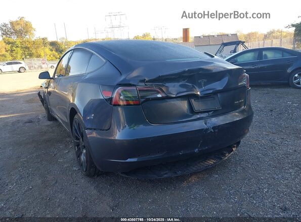 5YJ3E1ECXNF105094 2022 TESLA MODEL 3 Gray 