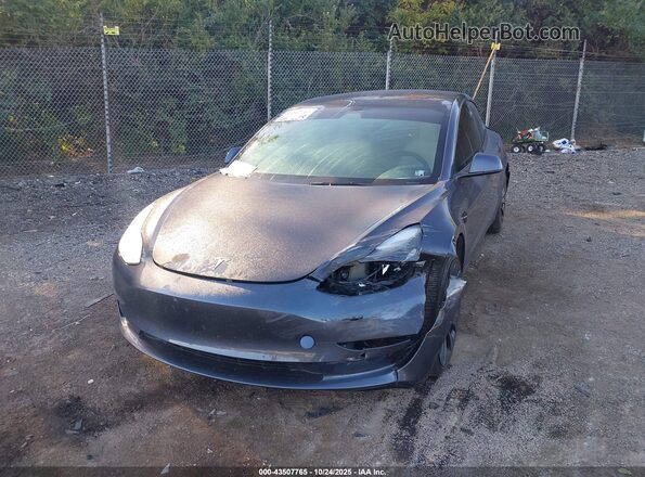 5YJ3E1ECXNF105094 2022 TESLA MODEL 3 Gray 