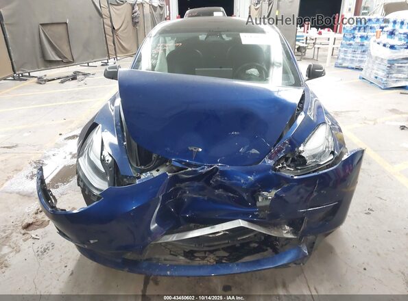 5YJ3E1ECXNF127810 2022 TESLA MODEL 3 Blue Вид панелі приладів