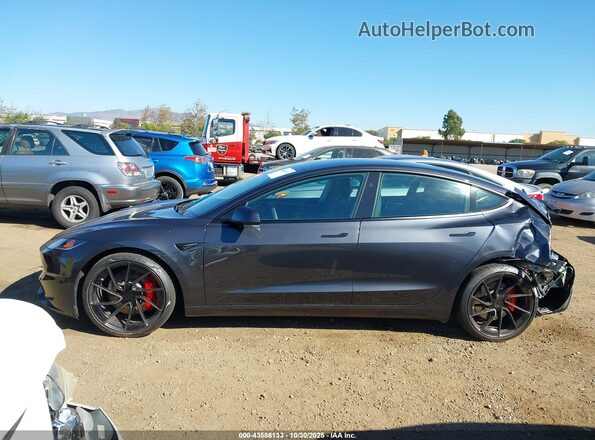 5YJ3E1ET1RF863380 2024 TESLA MODEL 3 Gray Սալոնի 360 աստիճան տեսք