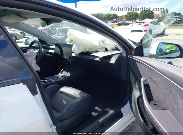 5YJ3E1ET3RF889091 2024 TESLA MODEL 3 White Սալոնի դիմացի տեսք