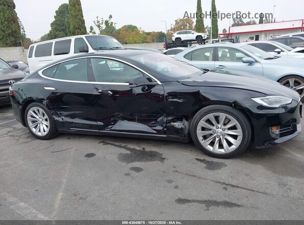 5YJSA1E20KF345815 2019 TESLA MODEL S Black უკანა სალონის ხედი