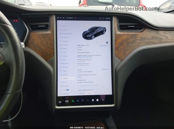 5YJSA1E20KF345815 2019 TESLA MODEL S Black 