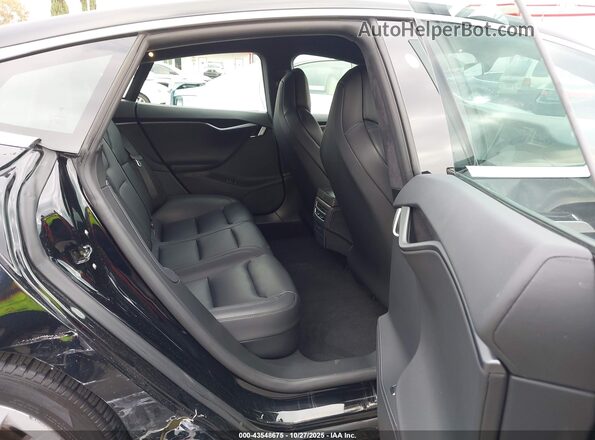 5YJSA1E20KF345815 2019 TESLA MODEL S Black VIN კოდის სტიკერის ხედი