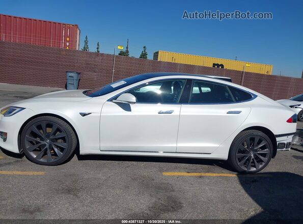 5YJSA1E23LF370211 2020 TESLA MODEL S White Widok wnętrza 360 stopni