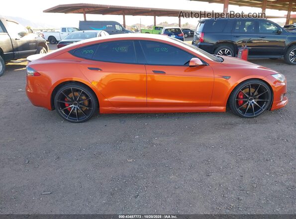 5YJSA1E40GF150855 2016 TESLA MODEL S Orange 