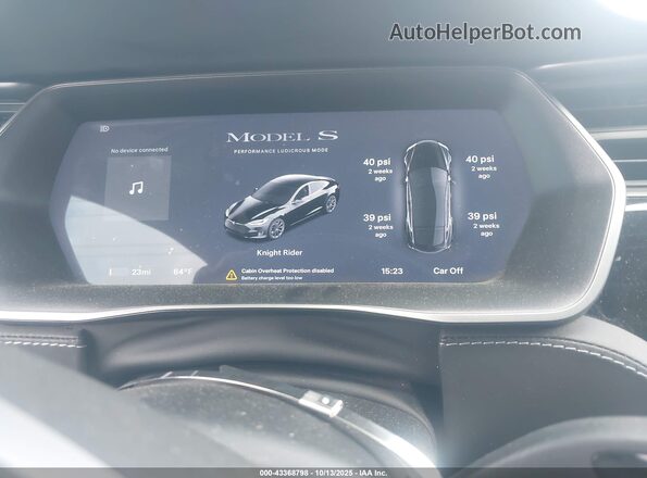 5YJSA1E43LF360845 2020 TESLA MODEL S Black Vista de los asientos traseros