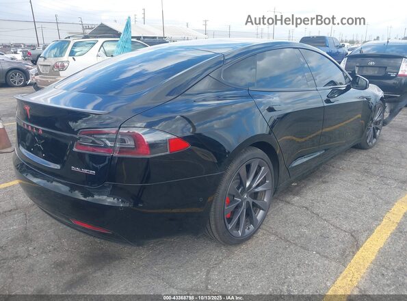 5YJSA1E43LF360845 2020 TESLA MODEL S Black Trasero derecho