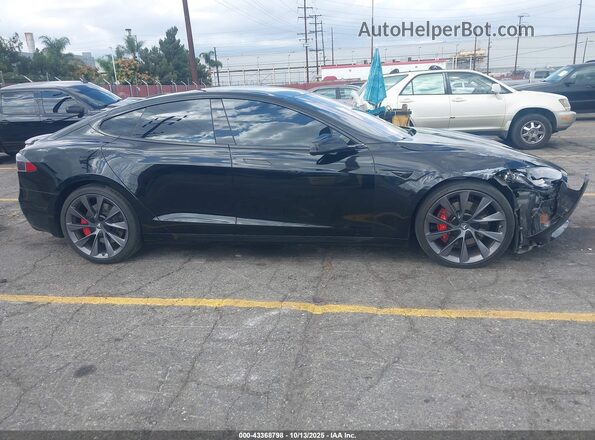 5YJSA1E43LF360845 2020 TESLA MODEL S Black Vista interior trasera