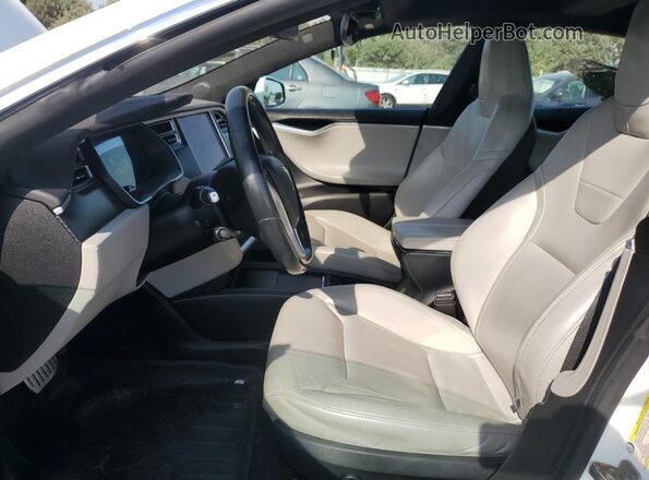 5YJSA1E47GF125080 2016 TESLA MODEL White Vista interior delantera