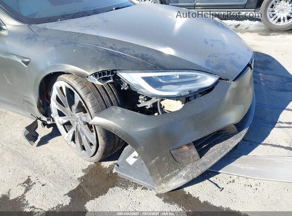 5YJSA1E48LF369718 2020 TESLA MODEL S Черный Вид спереди