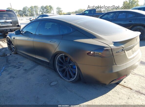 5YJSA1E48LF369718 2020 TESLA MODEL S Черный Задняя левая четверть