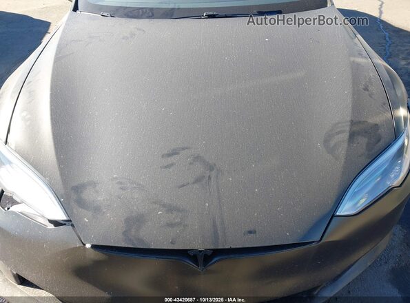 5YJSA1E48LF369718 2020 TESLA MODEL S Черный Вид сзади