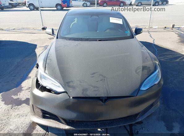 5YJSA1E48LF369718 2020 TESLA MODEL S Черный Вид панели приборов