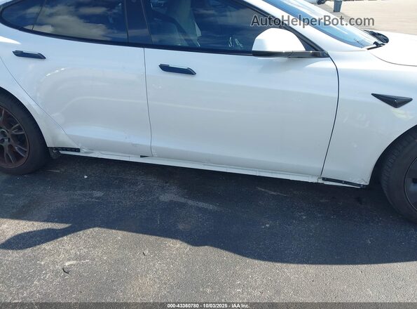 5YJSA1E52NF486660 2022 TESLA MODEL S White Widok z przodu