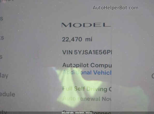 5YJSA1E56PF527181 2023 TESLA MODEL S Gray 
