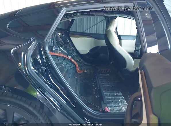 5YJSA1E5XMF428293 2021 TESLA MODEL S Черный Вид задних сидений