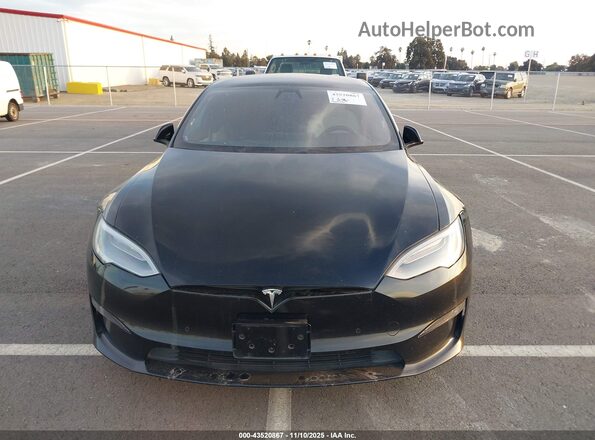 5YJSA1E5XMF428293 2021 TESLA MODEL S Черный Вид сзади