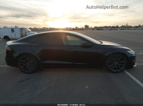 5YJSA1E5XMF428293 2021 TESLA MODEL S Черный Вид панели приборов