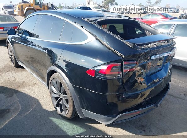 5YJXCAE23KF183629 2019 TESLA MODEL X Black Rear left