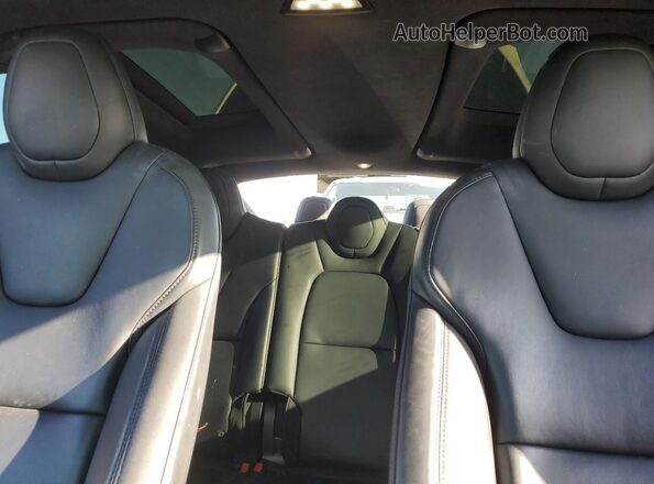5YJXCAE25LF303657 2020 TESLA MODEL White Vista de los asientos traseros