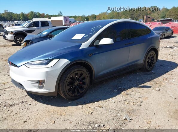 5YJXCBE25LF239058 2020 TESLA MODEL X Белый Передняя левая четверть
