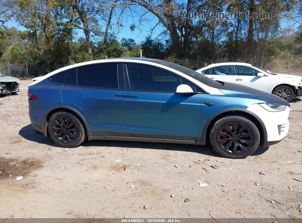 5YJXCBE25LF239058 2020 TESLA MODEL X Белый Вид задней части салона