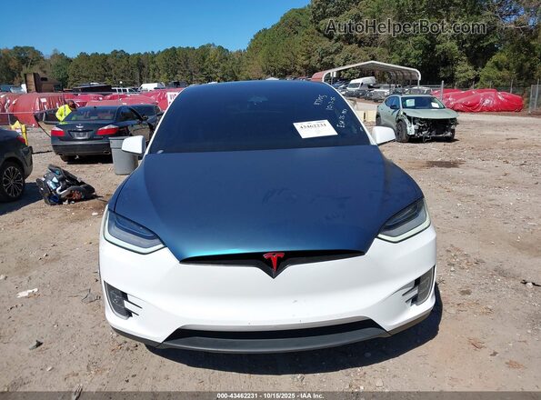 5YJXCBE25LF239058 2020 TESLA MODEL X Белый Вид щитка приборов