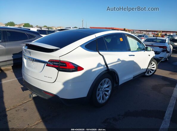 5YJXCBE29KF180207 2019 TESLA MODEL X Белый Задняя правая четверть