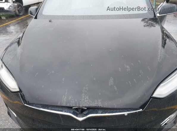 5YJXCBE29LF260804 2020 TESLA MODEL X Black Вид ззаду