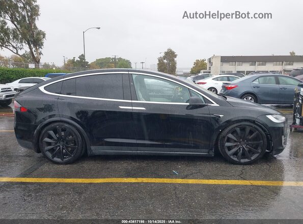 5YJXCBE29LF260804 2020 TESLA MODEL X Black Вид задньої частини салону
