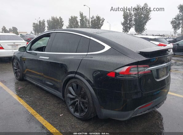 5YJXCBE29LF260804 2020 TESLA MODEL X Black Задня ліва чверть