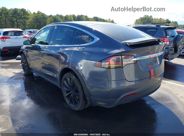 5YJXCDE25LF301862 2020 TESLA MODEL X Gray Հետևի ձախ