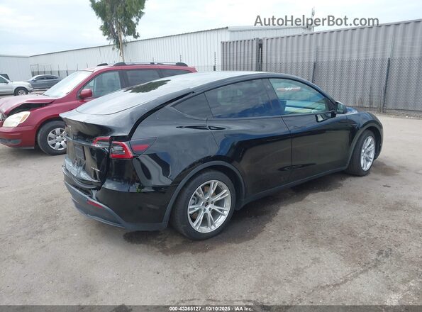 5YJYGAEE8MF218784 2021 TESLA MODEL Y Черный Задняя правая четверть