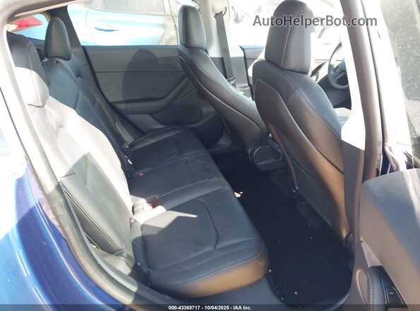5YJYGDEE0LF011757 2020 TESLA MODEL Y Blue Вид наклейки з VIN-кодом