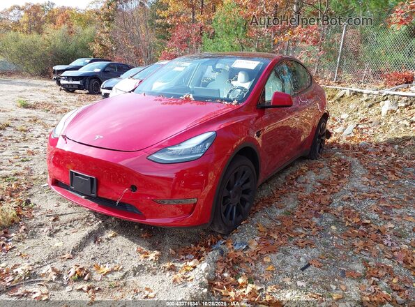 5YJYGDEE1LF036537 2020 TESLA MODEL Y Red Vista tres cuartos delantera izquierda
