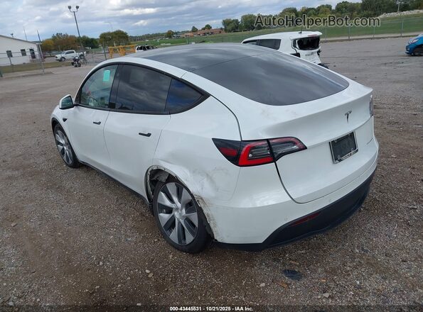 5YJYGDEE1MF086369 2021 TESLA MODEL Y Белый Задняя левая четверть